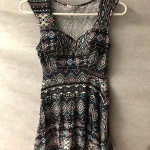 Printed Skater Dress